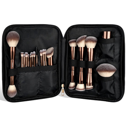MAANGE All-in-One 20-Piece Brush Collection + Portable Case
