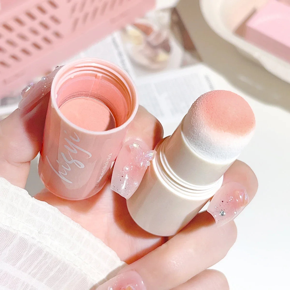 Velvet Glow Duo Stick –  Blush & Lip Tint