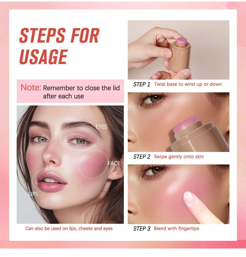 Soft Flush Cream Blush Stick - Greycord BeautyGreycord Beauty
