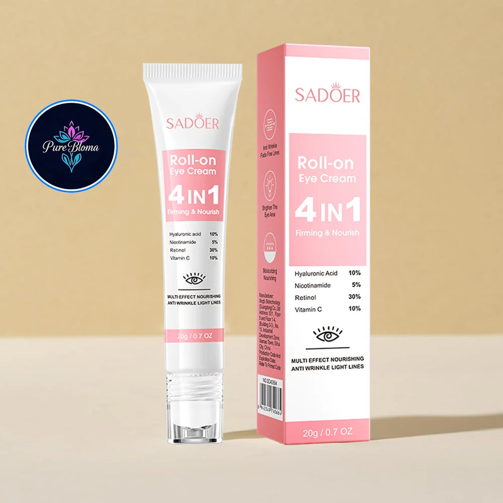 SADOER 4-in-1 Roll-On Radiance Eye Serum Brighten • Firm • Hydrate • Refresh - Greycord