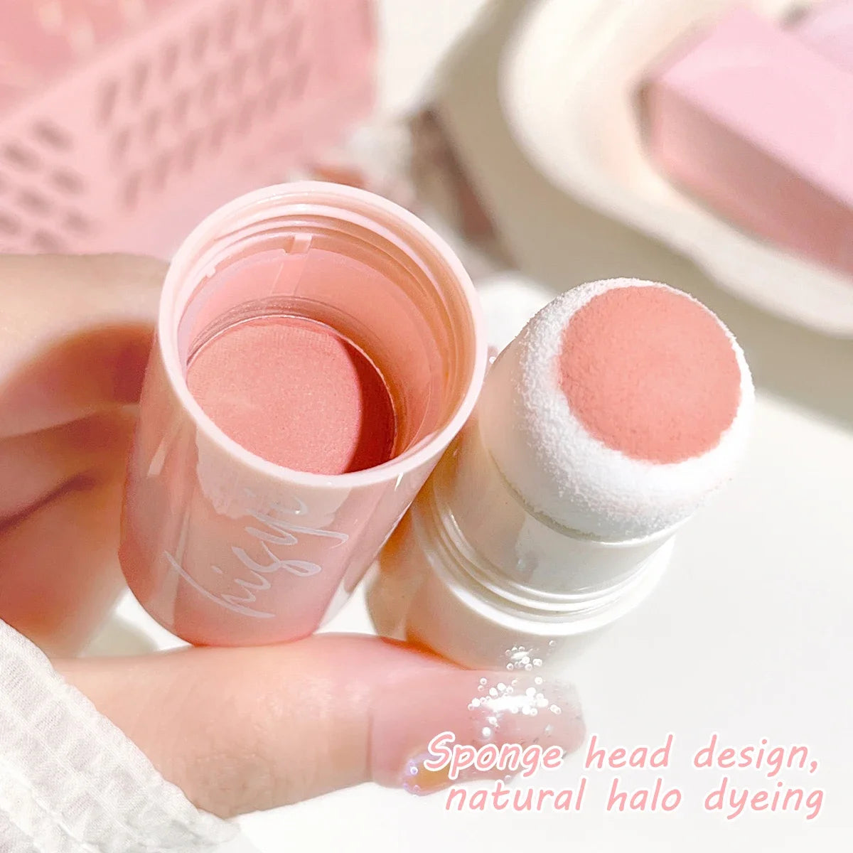 Velvet Glow Duo Stick –  Blush & Lip Tint