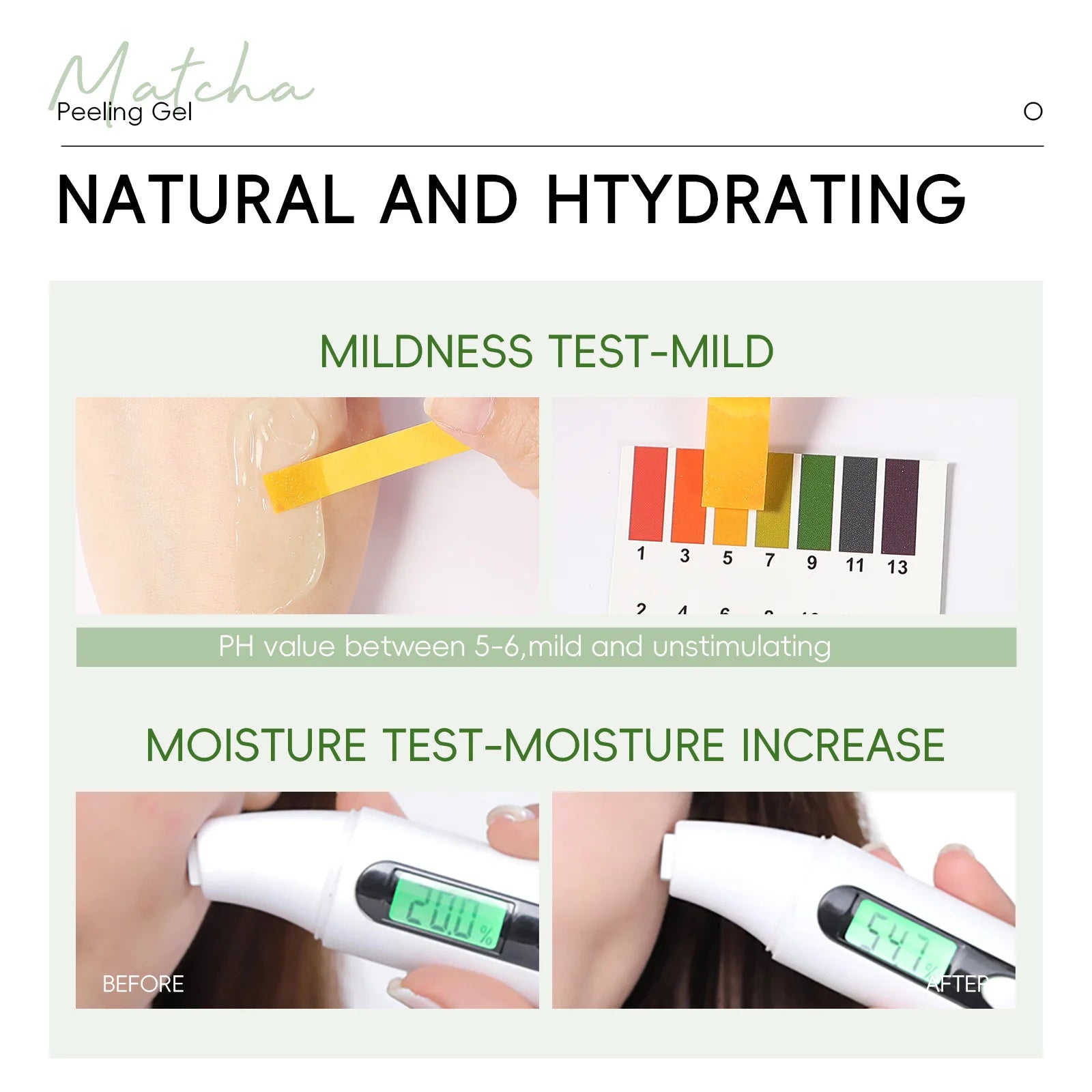 Matcha Exfoliating Peeling Gel Facial Scrub