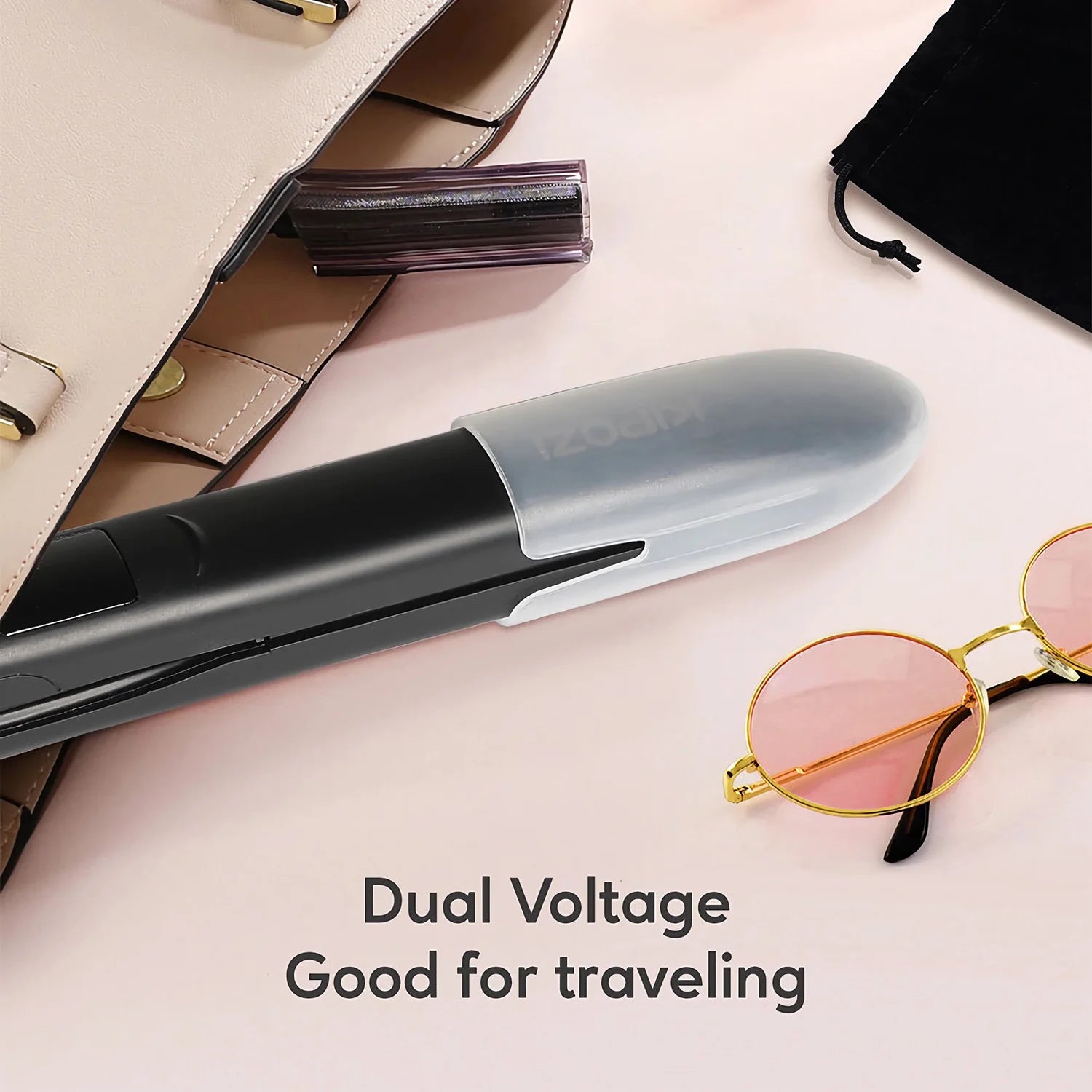 KIPOZI Titanium Pro Glide Flat Iron – Digital Smart Styler - Greycord