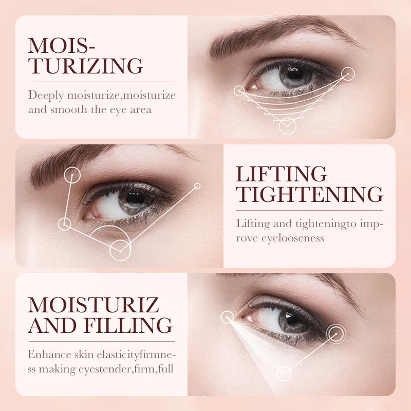 Retinol Eye Cream, Reduces Dark Circles and Wrinkles, Moisturizes and Tightens The Eyes