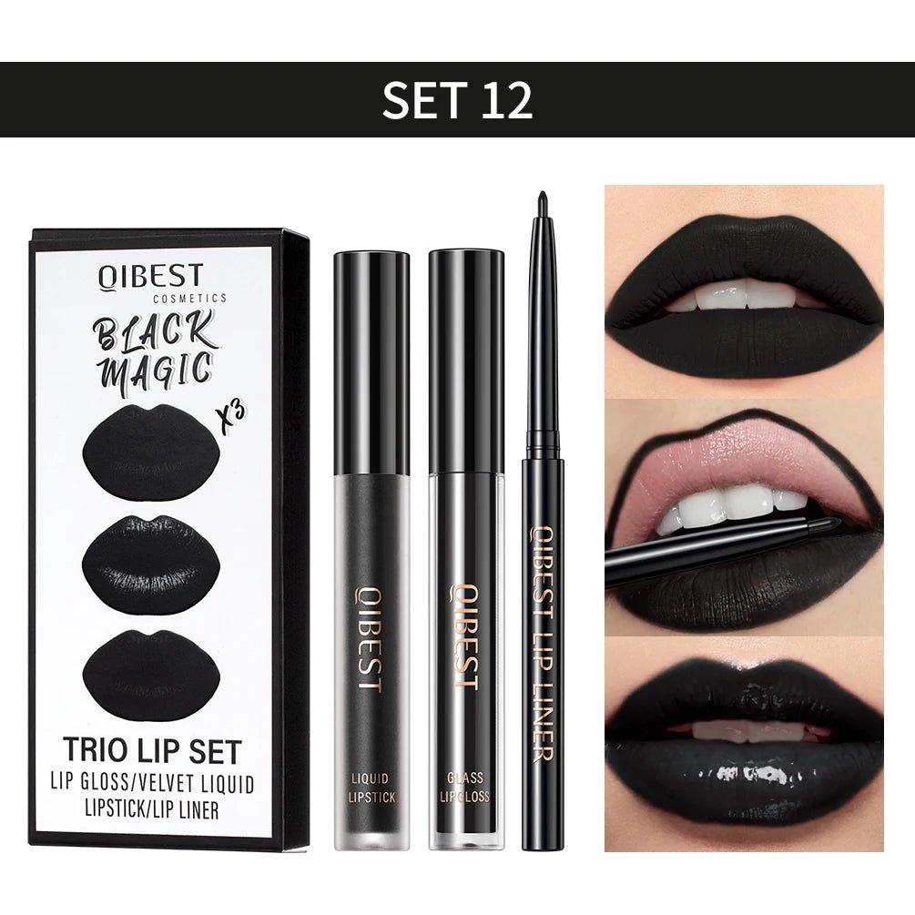 Velvet Lip & Define Liquid Lipstick & Liner Set - Greycord BeautyGreycord Beauty