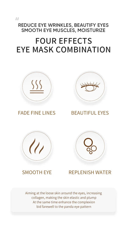 SADOER Golden Avocado Eye Patches – Anti-Dark Circles & Wrinkles (120pcs)
