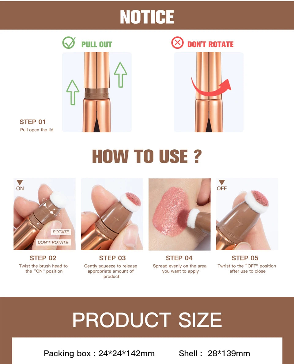 Lakerain Liquid Blush & Contour Stick