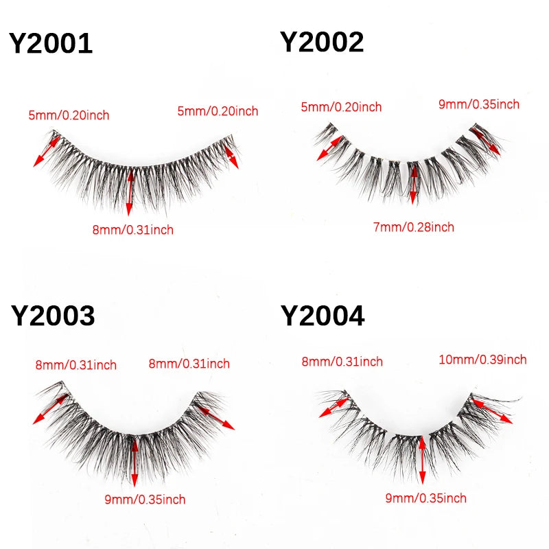 Main Character Lashes – Faux Mink Strip Lash Collection