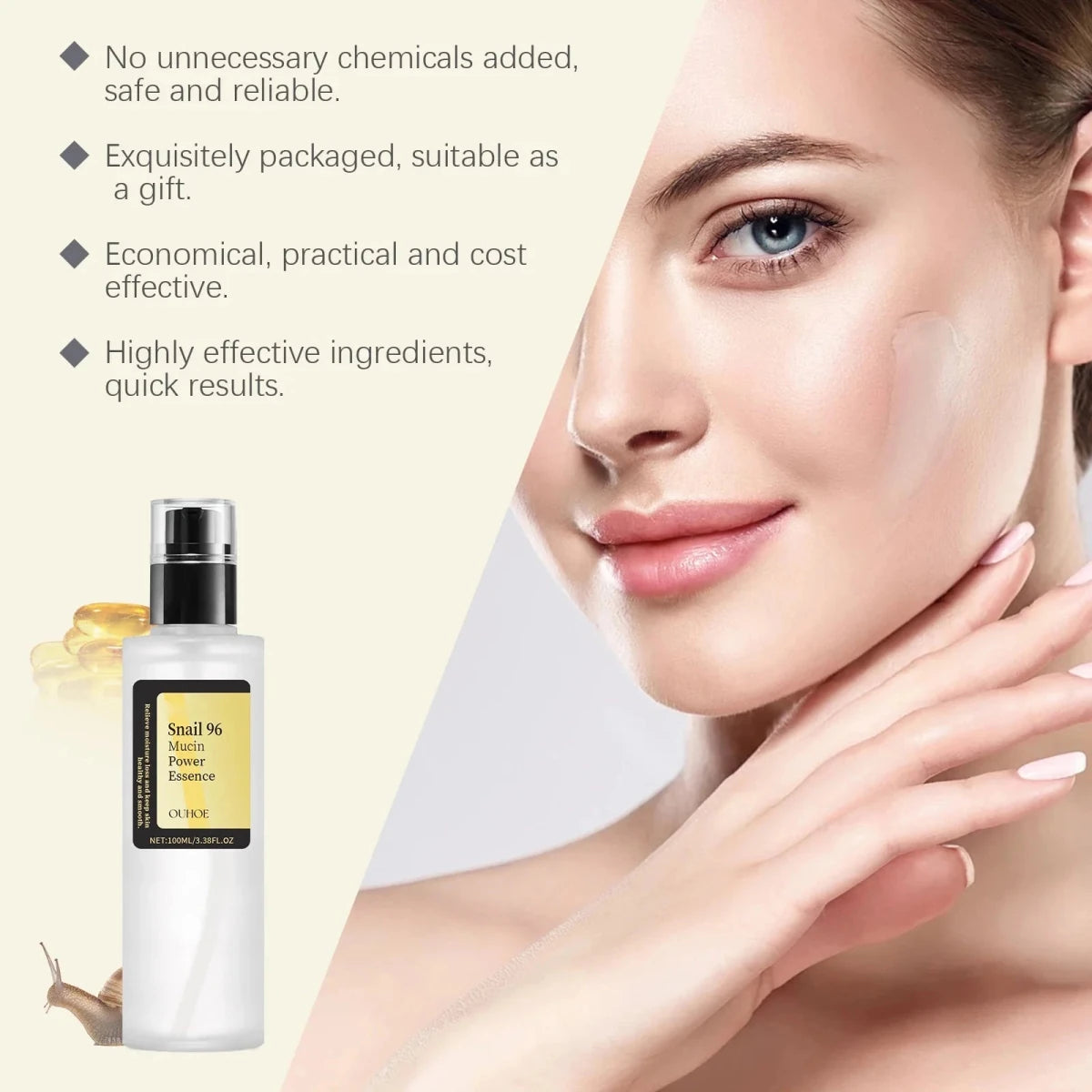 Snail 96 Repair Hydrating Serum - Greycord BeautyGreycord Beauty