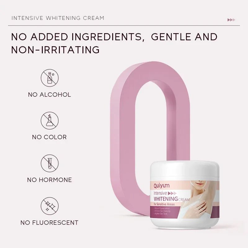 Quiyum Radiance Cream – Brightening & Firming Treatment for Underarms, Bikini Line & Delicate Areas - Greycord BeautyGreycord Beauty