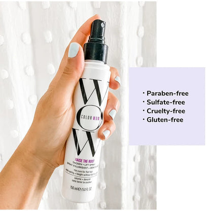 COLOR WOW Raise the Root Thicken + Lift Spray - All-Day Volume for Fine, Flat Hair without dulling color