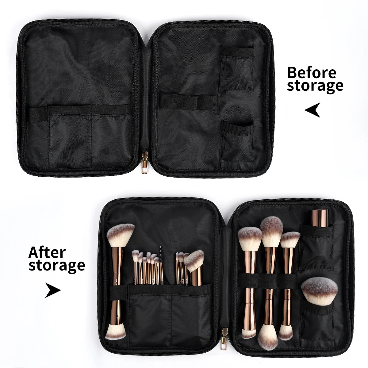 MAANGE All-in-One 20-Piece Brush Collection + Portable Case