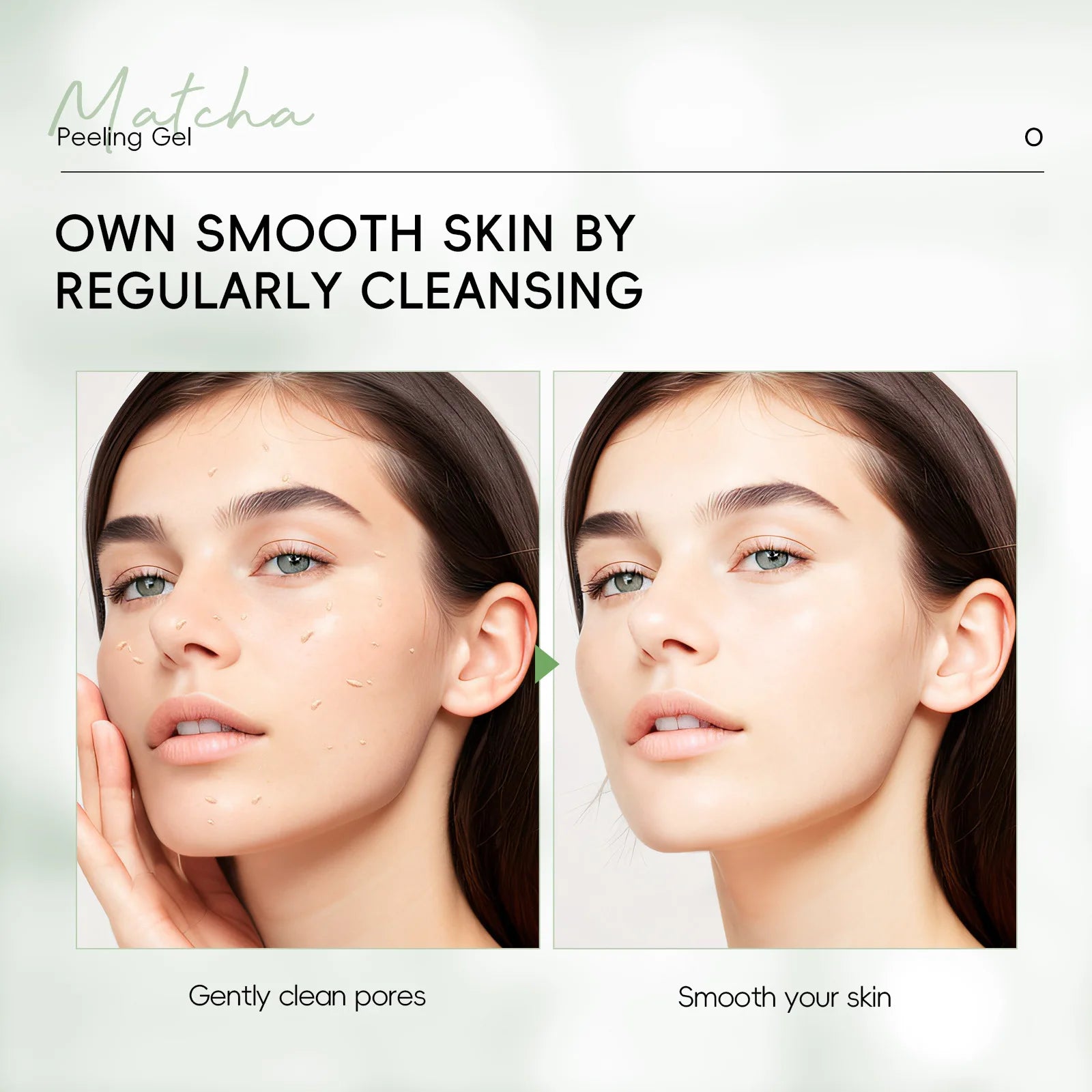 Matcha Exfoliating Peeling Gel Facial Scrub