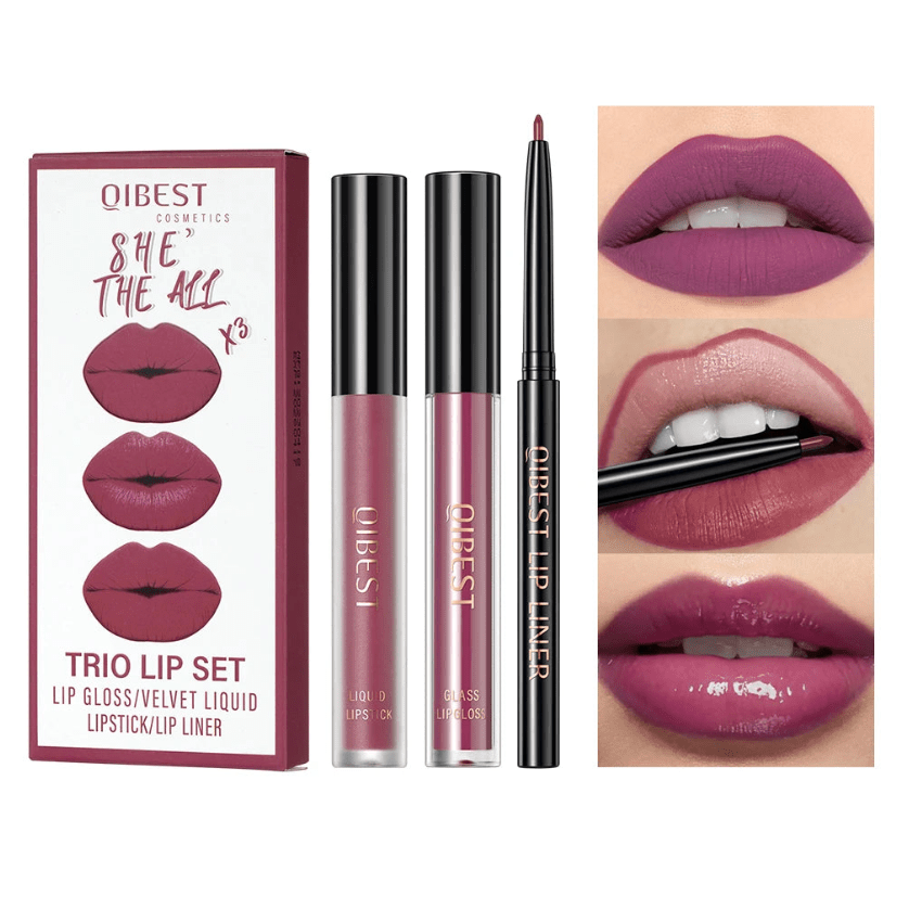 Velvet Lip & Define Liquid Lipstick & Liner Set - Greycord BeautyGreycord Beauty