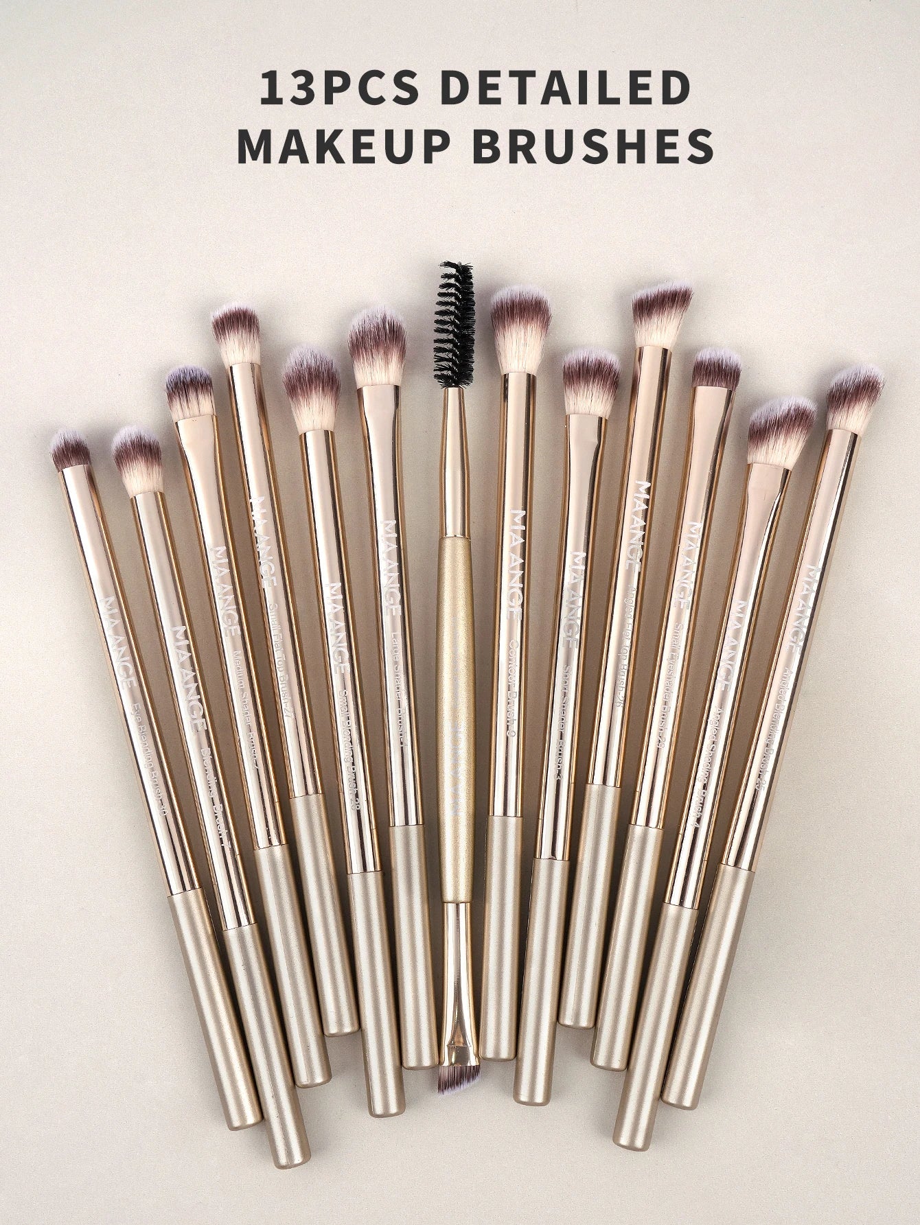 MAANGE All-in-One 20-Piece Brush Collection + Portable Case