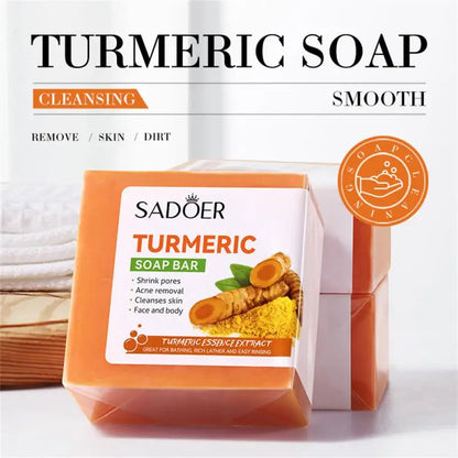 Natural Handmade Turmeric Soap: Acne Removal And Body Cleanser