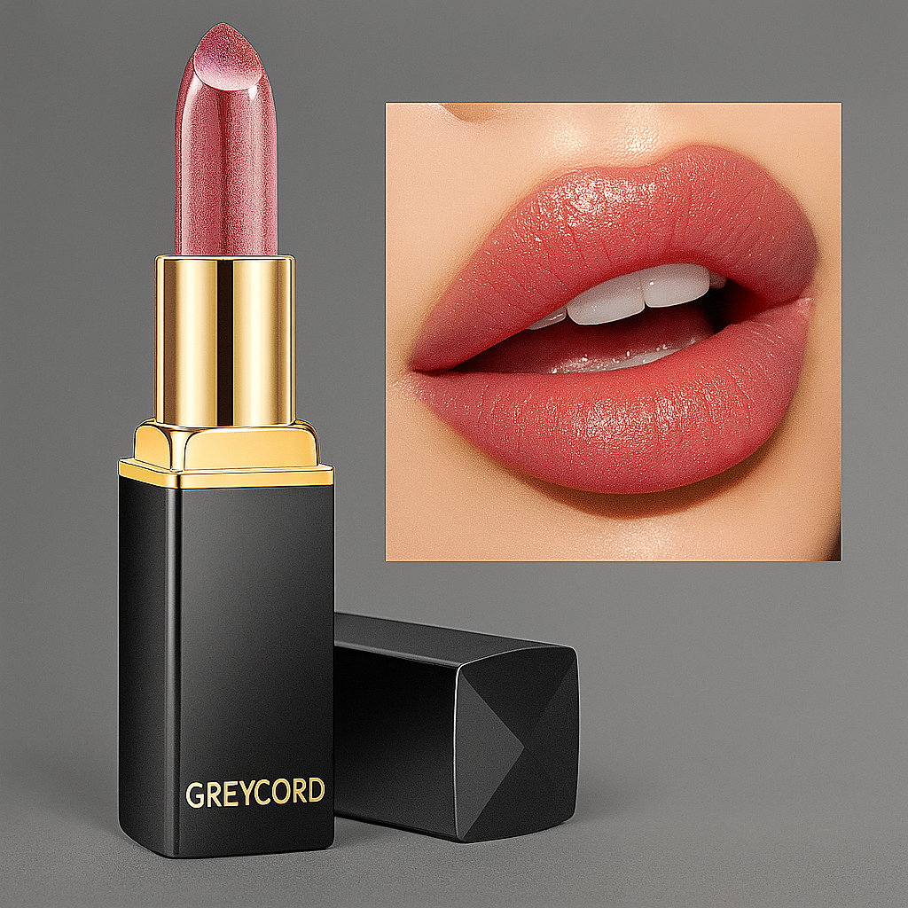 Greycord Beauty Glamourshine – Waterproof Glitter Nude Lipstick