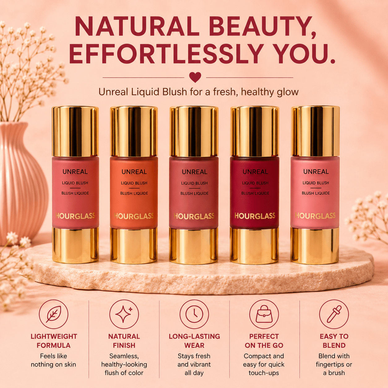 Hourglass Liquid Blush Stick - Greycord BeautyGreycord Beauty