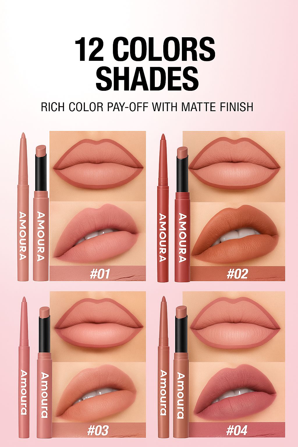 Amoura EverLine Lip Set