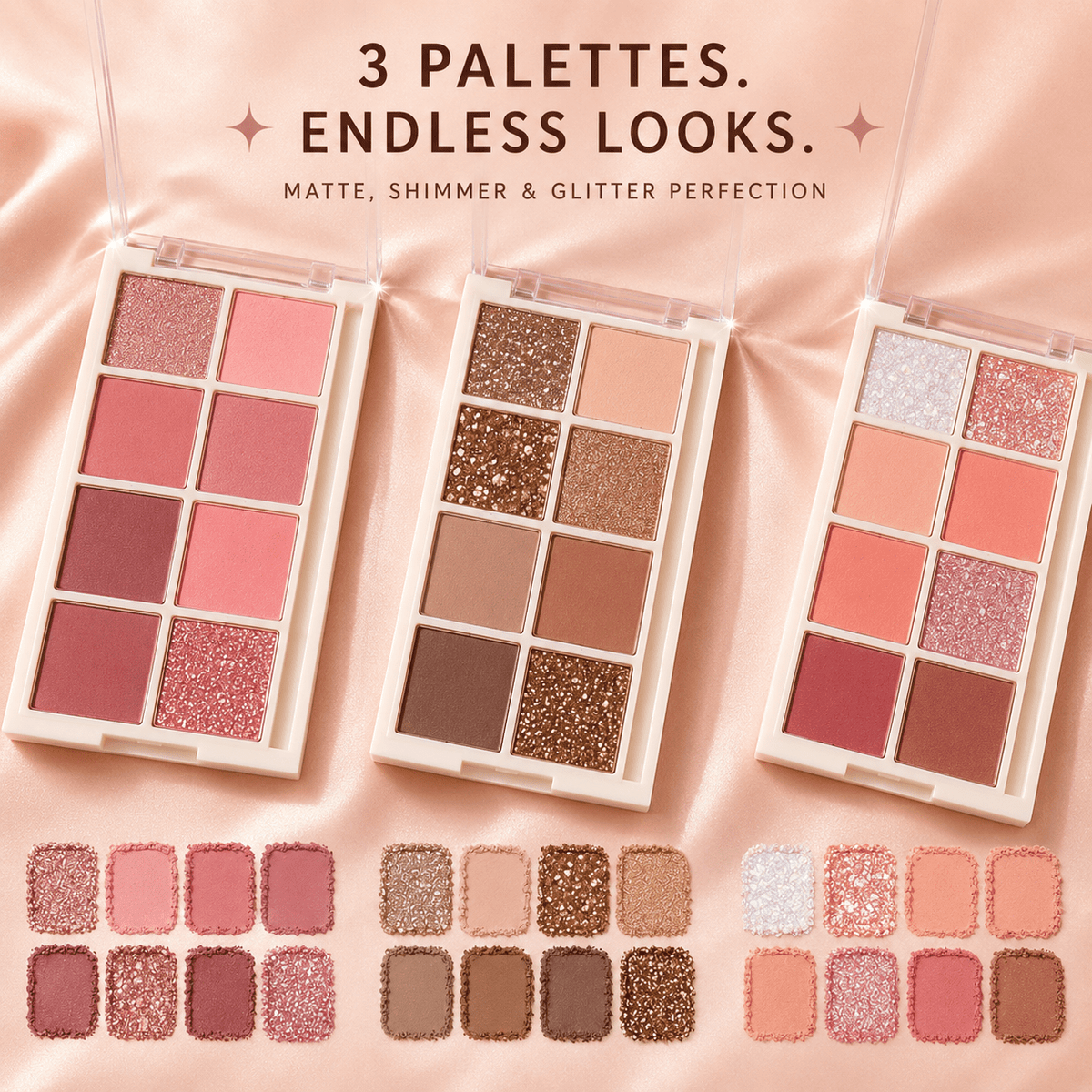 Amélie Shimmer Eyeshadow Palette - Greycord BeautyGreycord Beauty