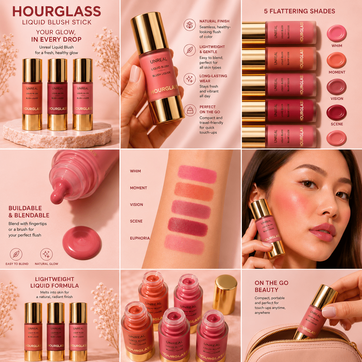Hourglass Liquid Blush Stick - Greycord BeautyGreycord Beauty