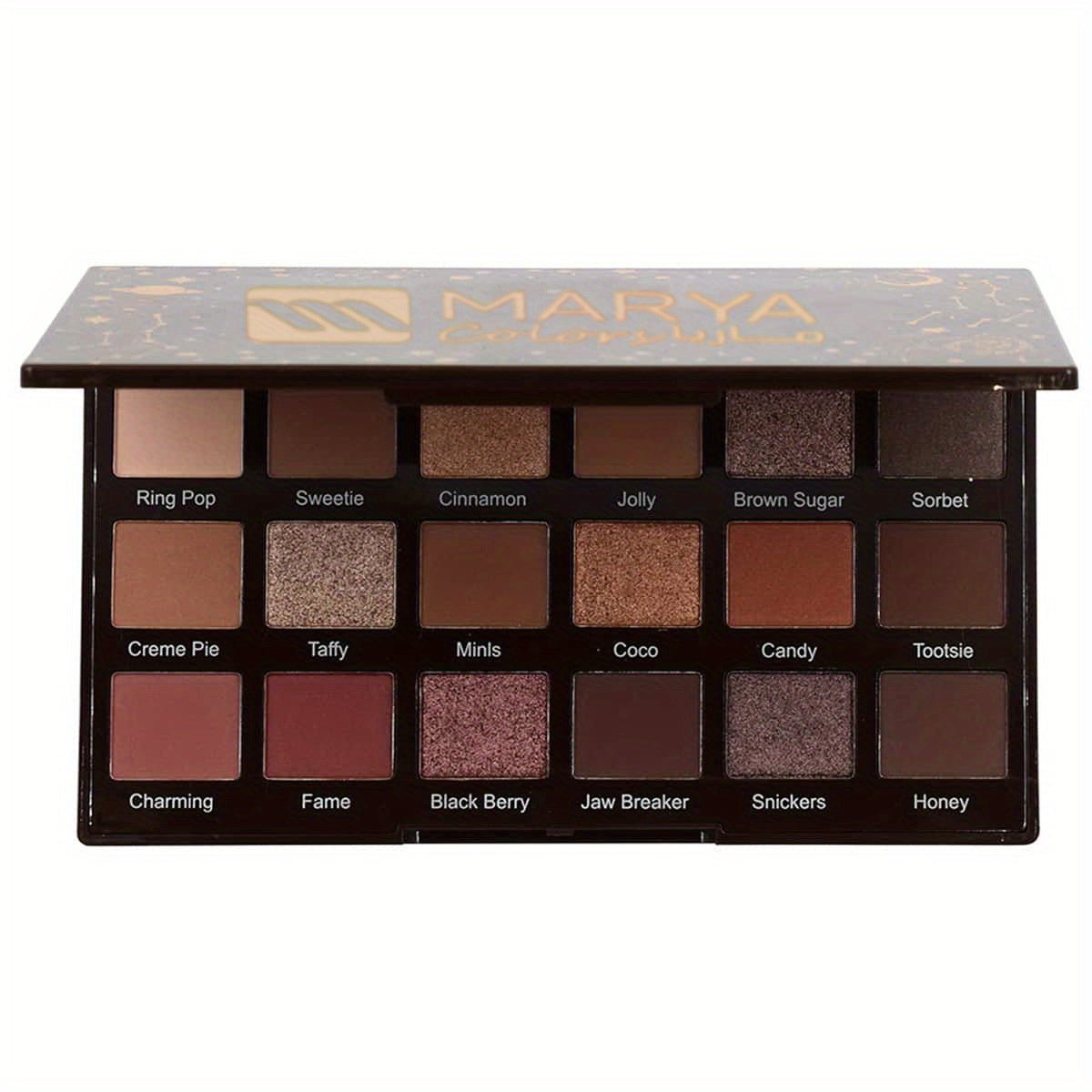 MARYAMAS 18-Color Eyeshadow Palette - Greycord BeautyGreycord Beauty